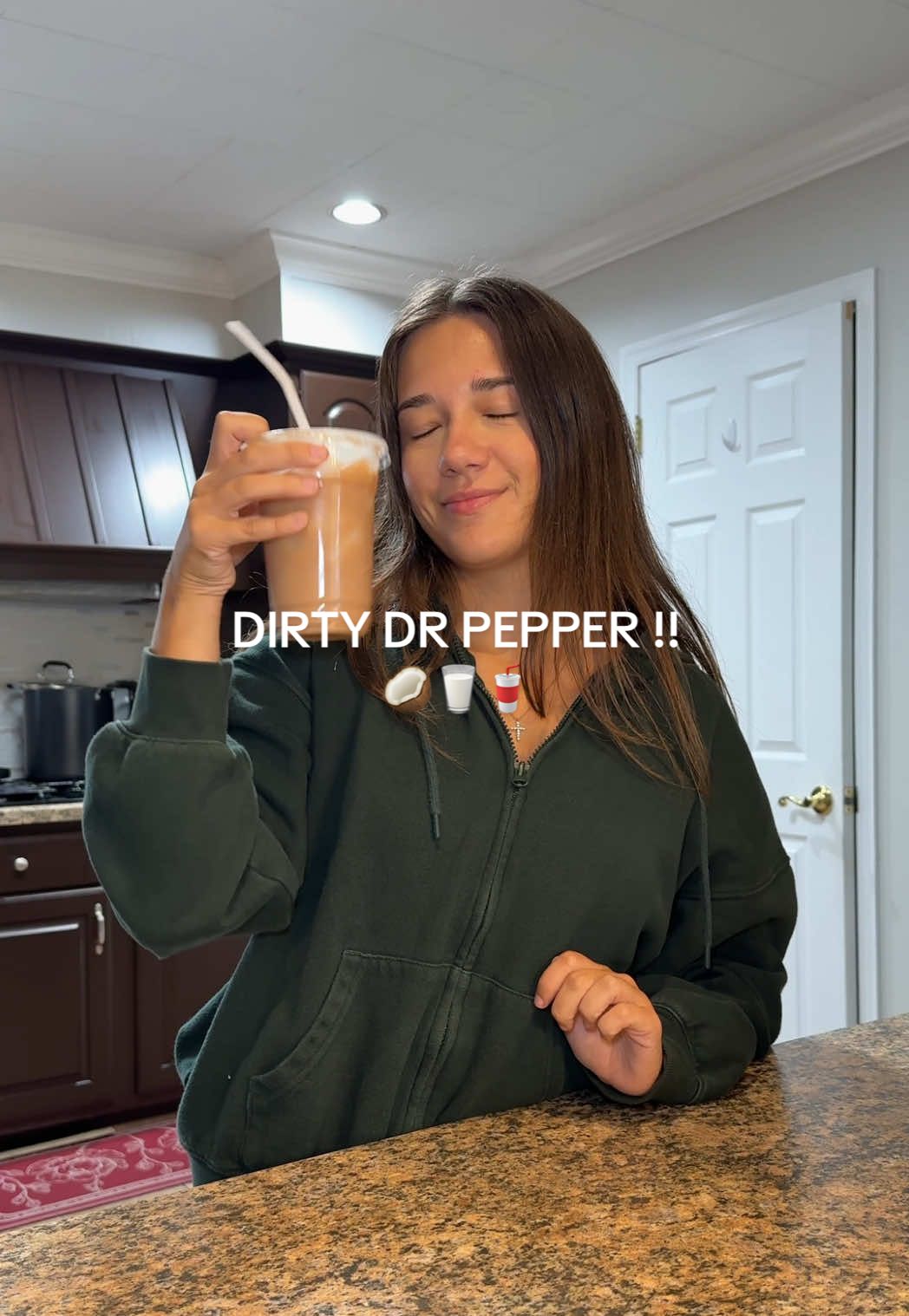 Dirty Dr Pepper!! 🥥🥛🥤 — #dirtysoda #dirtydrpepper #dirtysodarecipe #drpepper 
