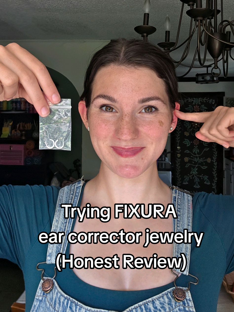 Trying on @Fixura ear correctors🤍 I'm not sponsored by this company, this is a non aesthetic honest review in real time🫶🏻 #protrudingears #otoplasty #honestreview 