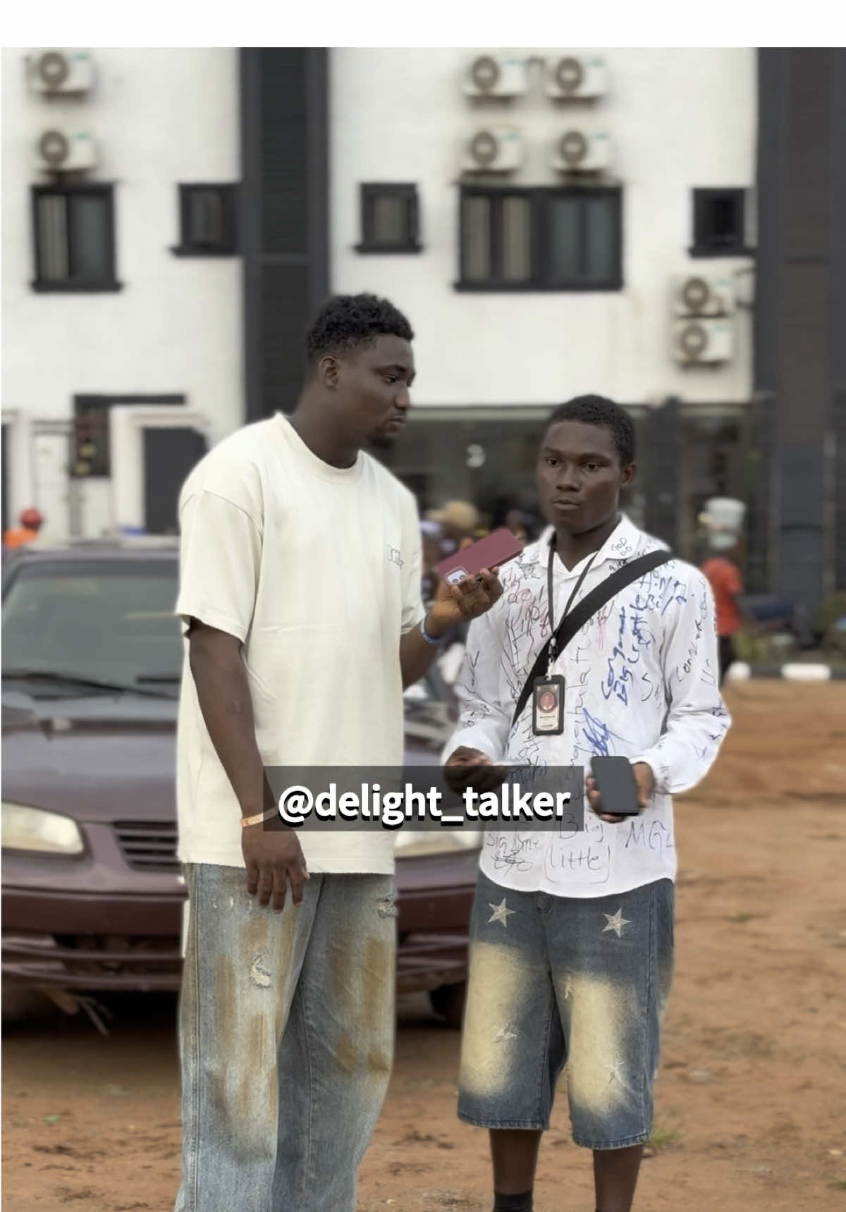 E dÿ Tïght U Fôr Bodý🤣🤣🤣 . W/ @Iyobosa genesis (delight)  . #delighttalker #talkwithdelight #school #auchi #auchipoly #interview #fyp 