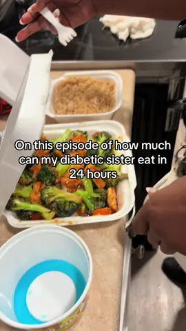 Can she eat this as a diabetic? #diabetes #diabetic 