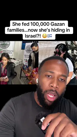 She fed 100,000 Gazan families…now she’s hiding in Israel?! 😳🇮🇱 #america #maga #israel 
