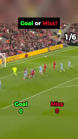 Goal or Miss? out of 6. (Premier League).#footballedit #footballtiktok #PremierLeague #goals 