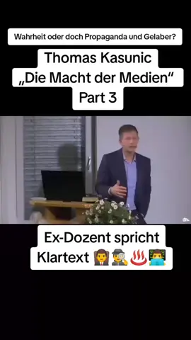 Was Politiker 🎭 & Regierungsjournalisten 📰 dir nicht erzählen wollen… Ex-Dozent spricht Klartext! 🎙️ #diemachtdermedien #deutschland #politik #nachrichten #fyp #viralvideos #viralditiktok #newworldhd #seelenliebe #thomaskasunic 