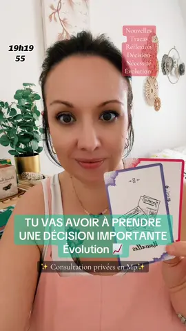 ✨ tu t’apprêtes à prendre une décision importante qui va permettre ton évolution 📈 #tiragedecarte #voyance #cartomancie #tiragesentimental #guidancesentimentale #guidancedujour #cartomancienne #voyante #guide 