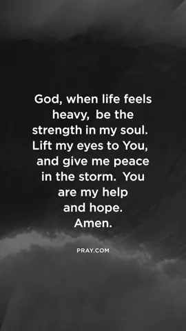 In the storm, He is my peace. In the struggle, He is my strength. 🌊🙏