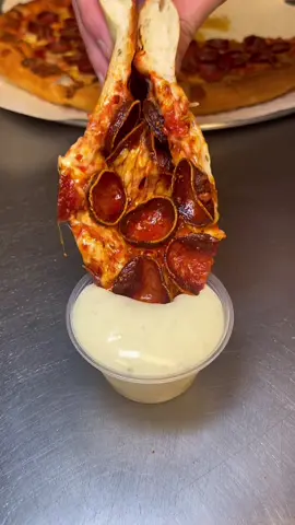 Cup & Char Pepperoni with Ranch might be the ultimate duo! #fyp #Foodie #pizza #newhampshire #foodtiktok #viral #foodies 