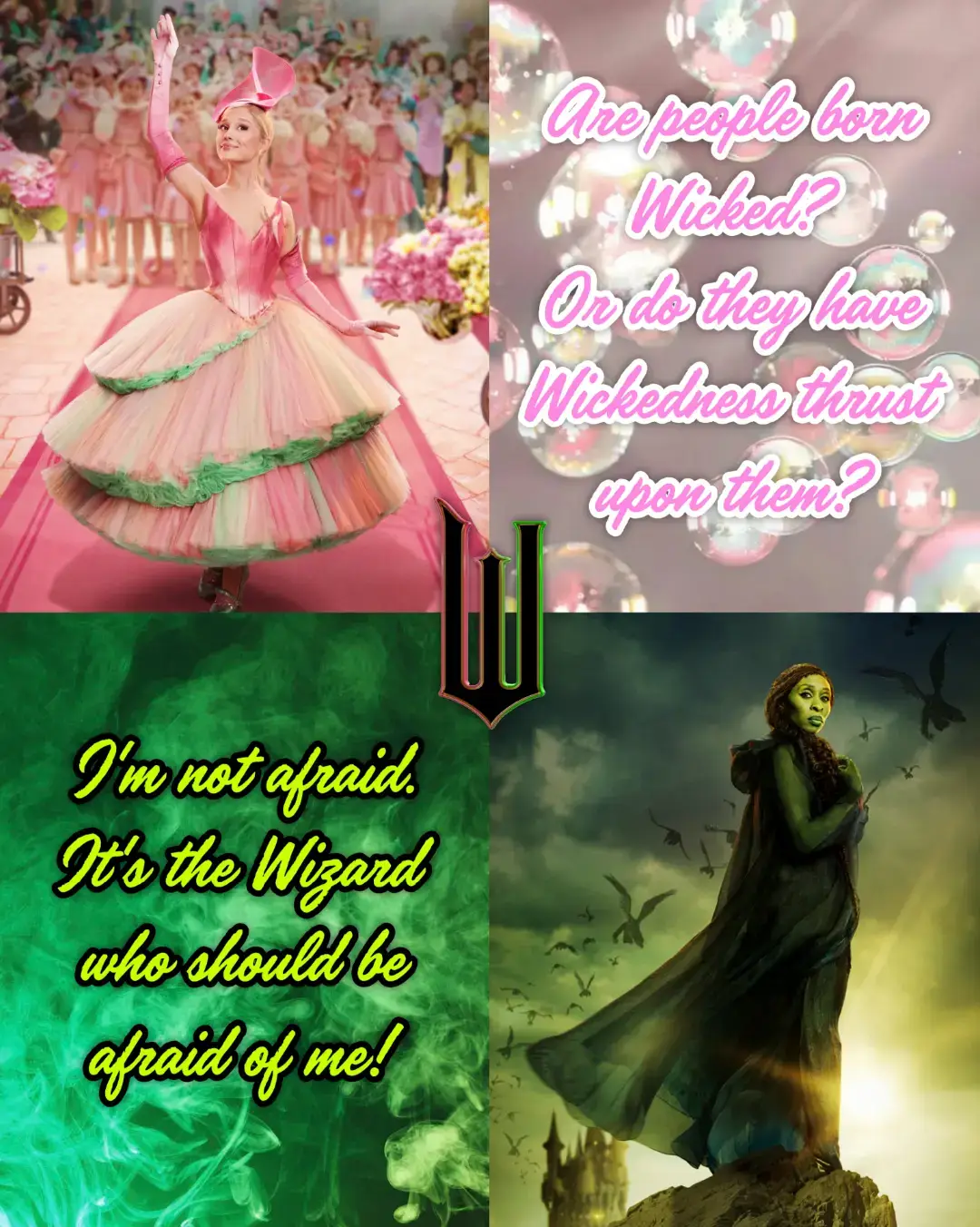 #WickedForGood #WickedTheMusical #WickedTheMovie #WickedMusical #WickedMovie #Wicked #WizardOfOz #WickedWitchOfTheWest #WickedWitch #Elphaba #CynthiaErivo #Glinda #ArianaGrande #DefyingGravity #WhatIsThisFeeling #DancingThroughLife #Popular #ForGood #Meme #Quotes #Edit #Aesthic #Bubbles #Smoke #wickedwednesday #Pink #Green #foryoupage #fyp #trending 