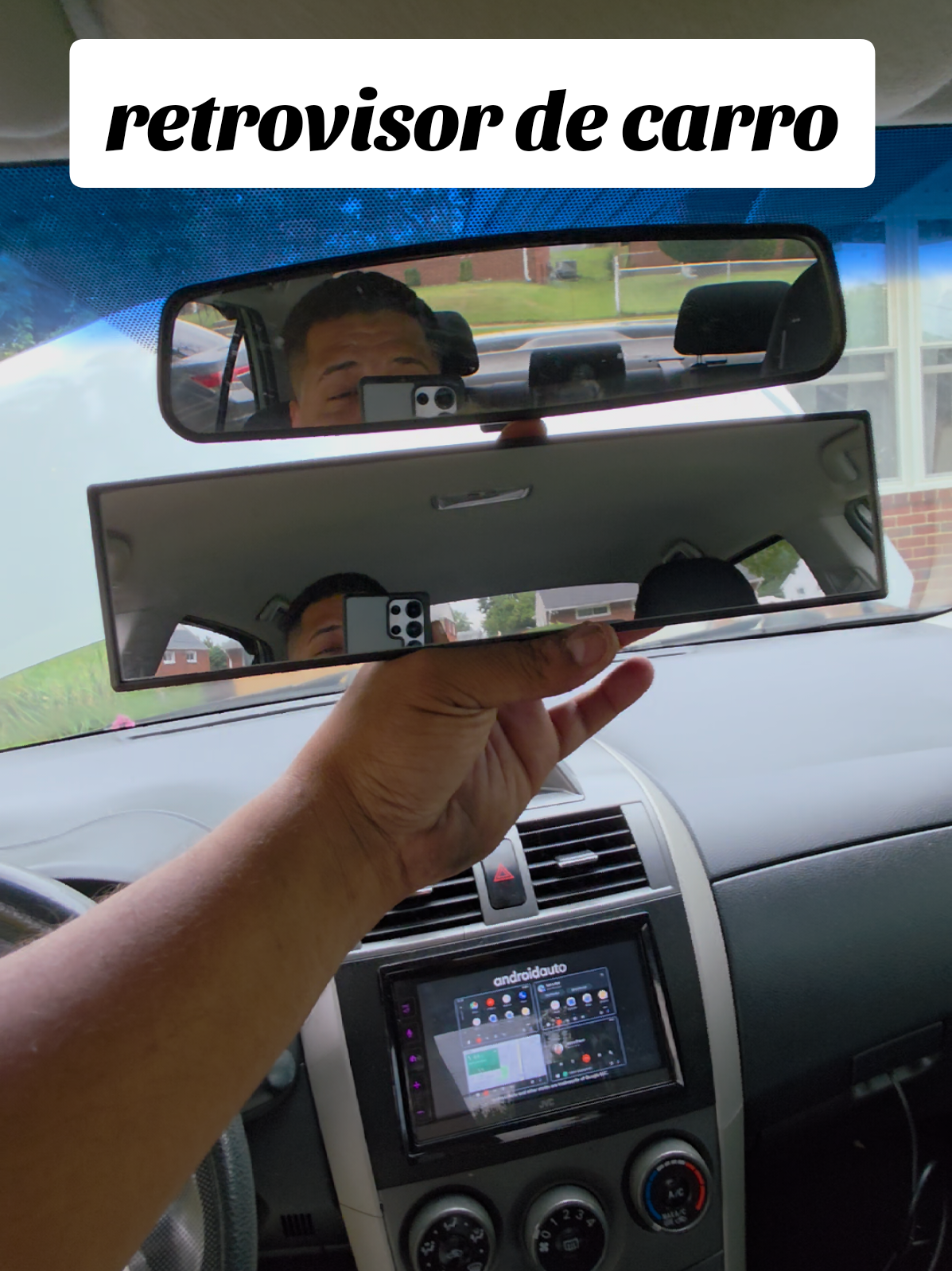 El mejor retrovisor para los puntos ciegos/ retrovisor de carro extragrande #retrovisorpanoramico #carmirror #cartoyota #toyotacars 