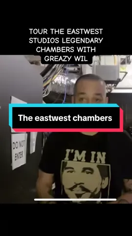 Check out the @EastWest Sounds legendary chambers with me! #greazywil #greazydoesit #eastweststudios #music #recording #engineer #producer #music #reverb #artist #audio #protools 