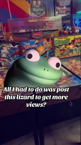 #Meme #MemeCut #lizard #mancave #pinballmachines #arcadegames #pooltable 