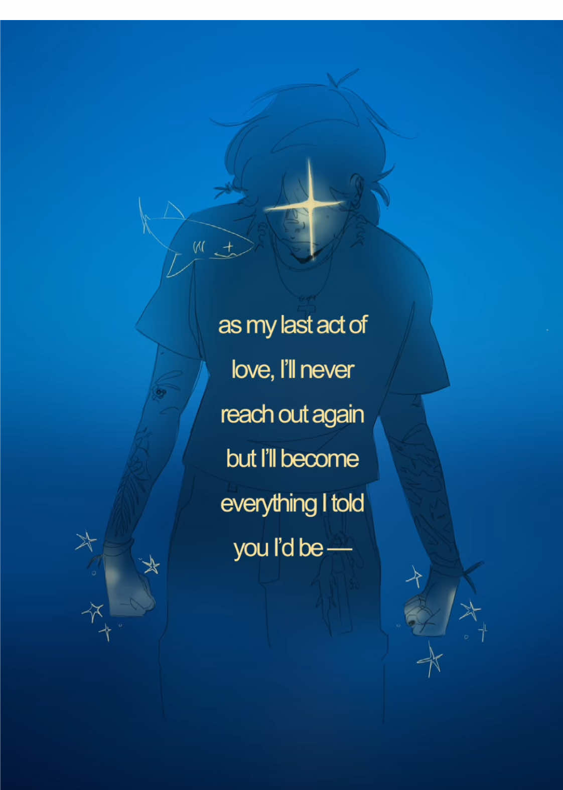 I know my absence haunts you 🦈 #ventart #digitalartist 