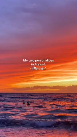 My two personalities in august🌺🌴⛵️🌈  #beachvibes #beachinspo #summerinspo #summervibes #summerlife #summerseason #august #summerseason #beachlife #beachaesthetic #beachgirl #fyp #viral 