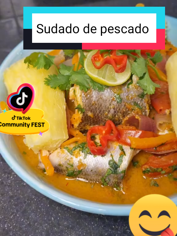 #Sudado de pescado 😋 Para los amantes del pescado 😉 #reelschallenge #birddrawing #aprendizaje#dibujo #HotSale #Dibukis #birddrawing #cocinaentiktok #RecetasSaludables 