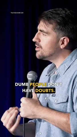 I get so jealous of dumb people sometimes. #traecrowder #standupcomedy #seemelive #linkinbio 