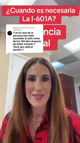 Replying to @Diavila Yoandi #castigopermanente #vawa #longervideos #homehealthaide #uber #pip #ParoleinPlace  #wava #lyft #soldador #amazon #AmazonHaul #English #ingles #Englishtips #cbpone #familia #family #excepcionmedica #visau #uvisa #entrevistaciudadania  #ecquador #ecquadortiktok #Cubanosconi220a #Cierredecorte #uscis #uscisinterview  #abogada #abogadadeinmigracion #citizenship #inmigracion #immigrationlawyer #deportacion #deportation #deferredaction #acciondiferida #I220A #asilo #parole #parol #cubanos #ciudadania #TPS #residencia #residency #ajustecubano #cubanadjustment #prosecutorialdiscretion #N-648 #N-400 #fyp #Miami #Venezuela #Guatemala #dl #license #driverslicense #licencia #licenciadeconducir #ElSalvador #Honduras #Mexico #Girlboss #AbogadaMichelle 