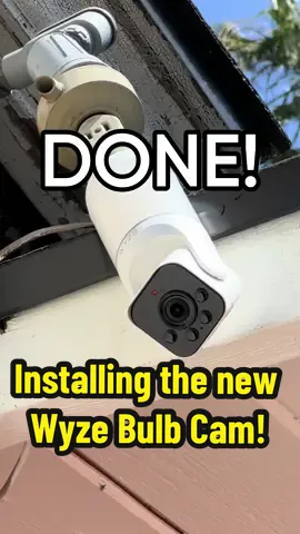 Yep… it’s that easy 😎 #wyze #wyzecam #wyzebulbcam #tiktokshopbacktoschool 