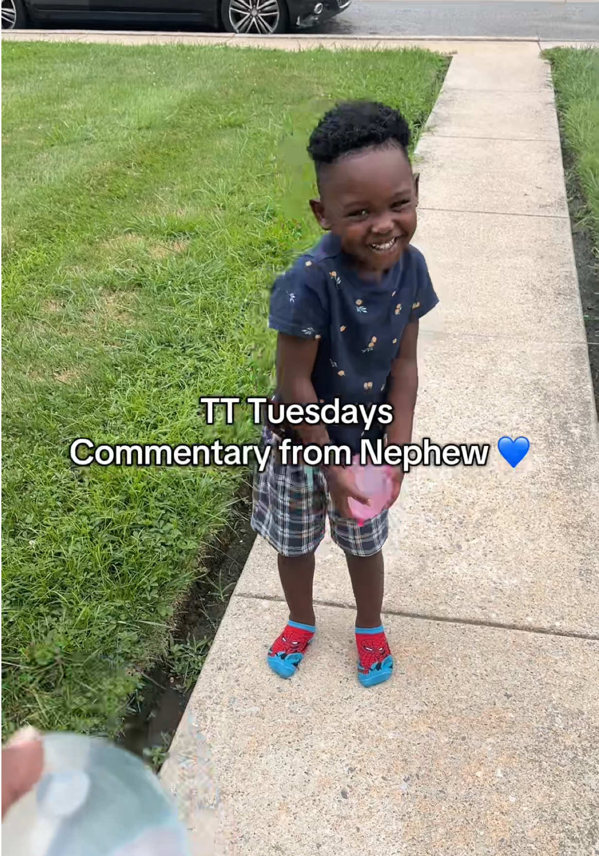 Aunting is my favorite side hustle 😌 who else is going to play with water balloons while fully clothed?    ##AuntieEra##TTTuesday##ProfessionalAuntie##AuntieChronicles