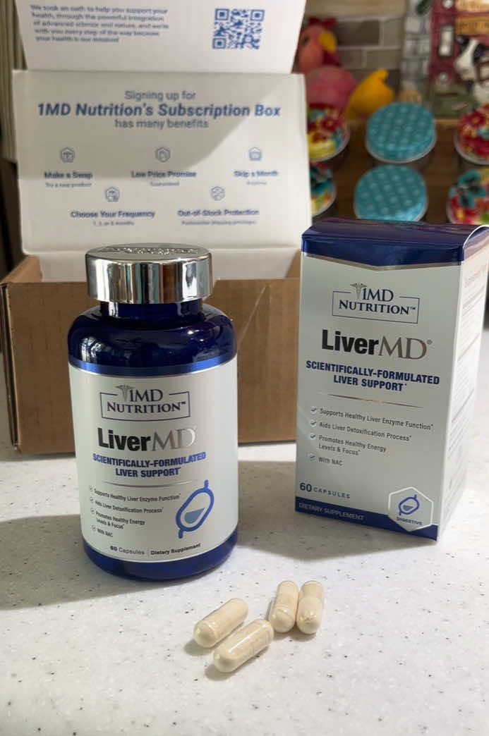 1MD Nutrition LiverMD with NAC, ALA, Siliphos & TocoGaia - Supports Detox, Healthy Metabolism, Liver Enzyme Function & Energy #liver #fattyliver #liverhealth #health #detox #liverdetox #healthy #liverenzymes #metabolism #livermd #nutrition #tiktokshop #tiktokshopfinds 