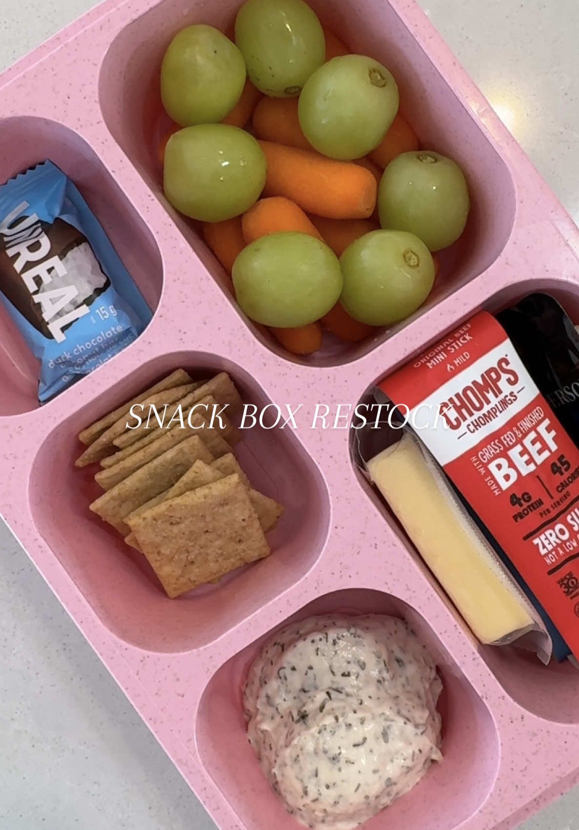 Snack box restock 🥕 having these prepped and ready would be a great option for back to school ✨ #chompspartner #restock #satisfyingvideos #relaxing #snackbox #lunchbox #asmr @Chomps 
