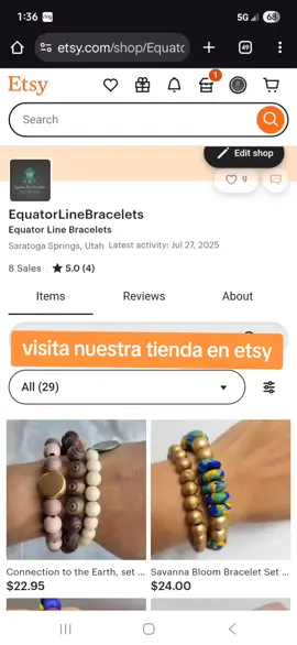 ✨️✨️♥️ Visita nuestra tienda en etsy Handmade Bracelets  #SmallBusiness #handmadebracelet#fypシ#Entrepreneur#momsathome#emprendedora#MomsofTikTok 