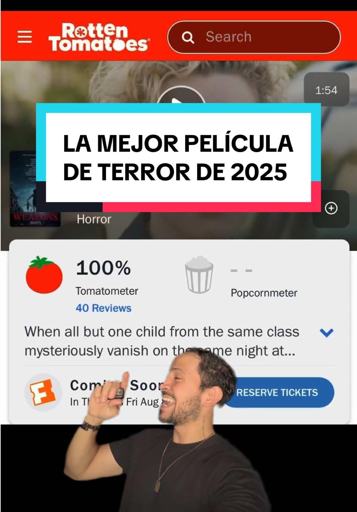 La hora de la desaparición se convirtió en la mejor película de terror de este año #weaponsmovie #lahoradeladesaparición #peliculasdeterror #cinedeterror #horrorfilms #estrenos 