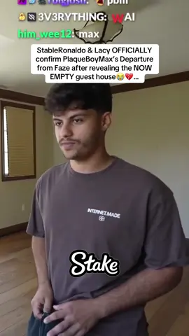StableRonaldo & Lacy OFFICIALLY confirm PlaqueBoyMax’s Departure from Faze after revealing the NOW EMPTY guest house😭💔… #stableronaldo #lacy #plaqueboymax 