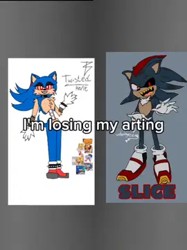 Twisted by @Trinket ✨Ark's version✨ #oc #exe #sonicthehedgehog #shadowthehedgehog #fleetwaysonic #sonicoc #gangdemstyle #trend 