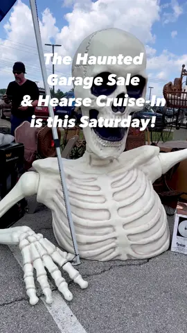 👻 The Haunted Garage Sale is this Saturday, August 9th from 10 AM until 4 PM - Admission is free, $5 parking #ohio #cleveland #spooky #halloween 
