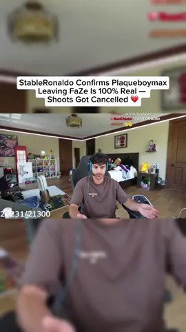 StableRonaldo Confirms Plaqueboymax Leaving FaZe Is 100% Real — Shoots Got Cancelled 💔 #FaZe #StableRonaldo #Plaqueboymax #FaZeClan #FaZeDrama #Confirmed #StreamerNews #CancelledShoots #FaZeUpdate #HeartbreakInFaZe