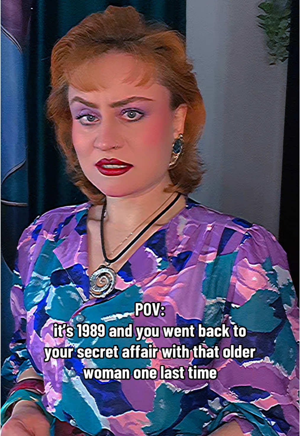 Acting with my real voice (Part 5) “One last goodbye” 💔🥀 #pov #skit #actingpov #acting #shortskit #80saesthetic #80smakeup #80s #80smovie #80snostgia 
