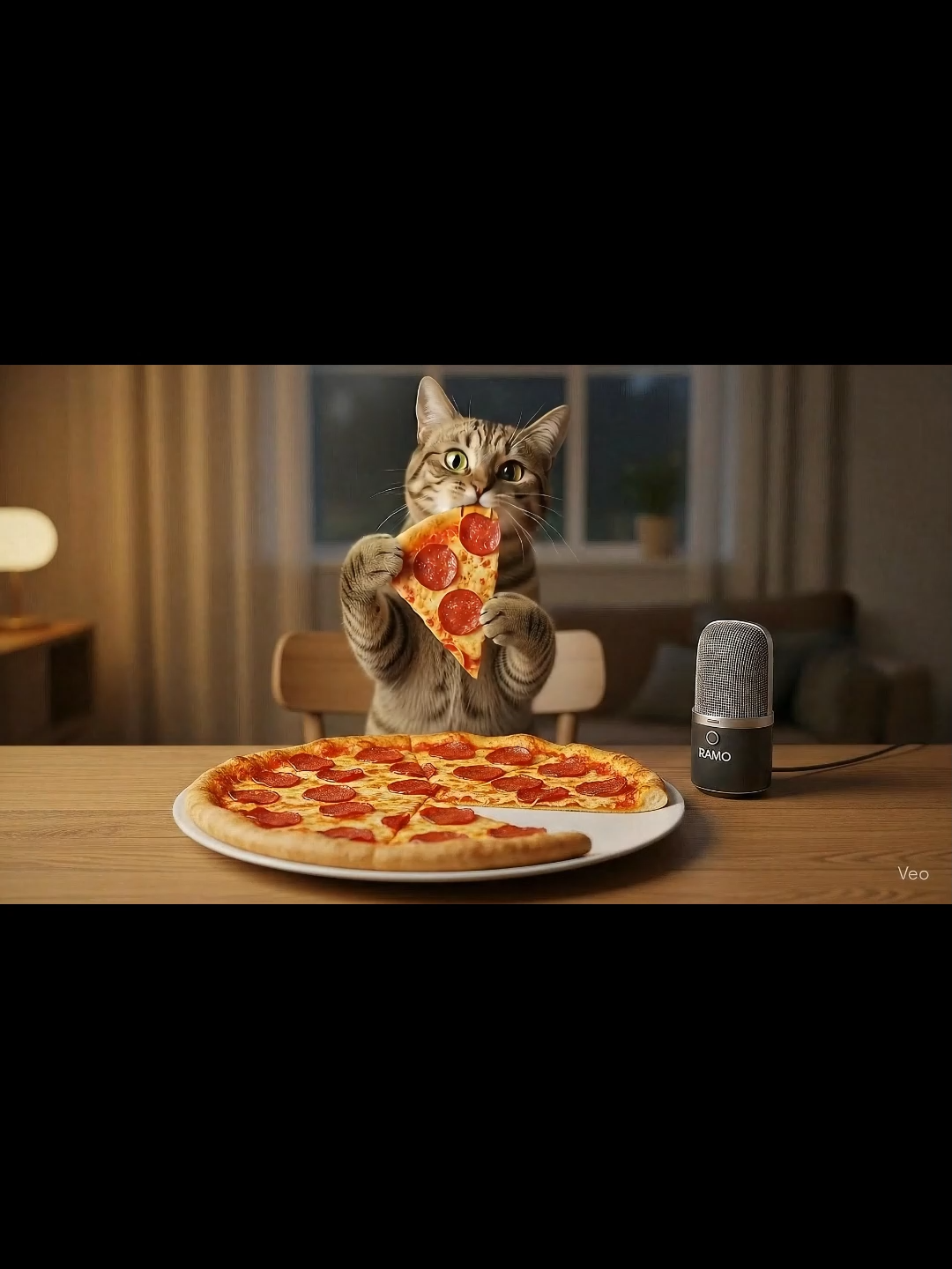 pizza🍕🍕 #cat #pizza #asmr #ai #veo3