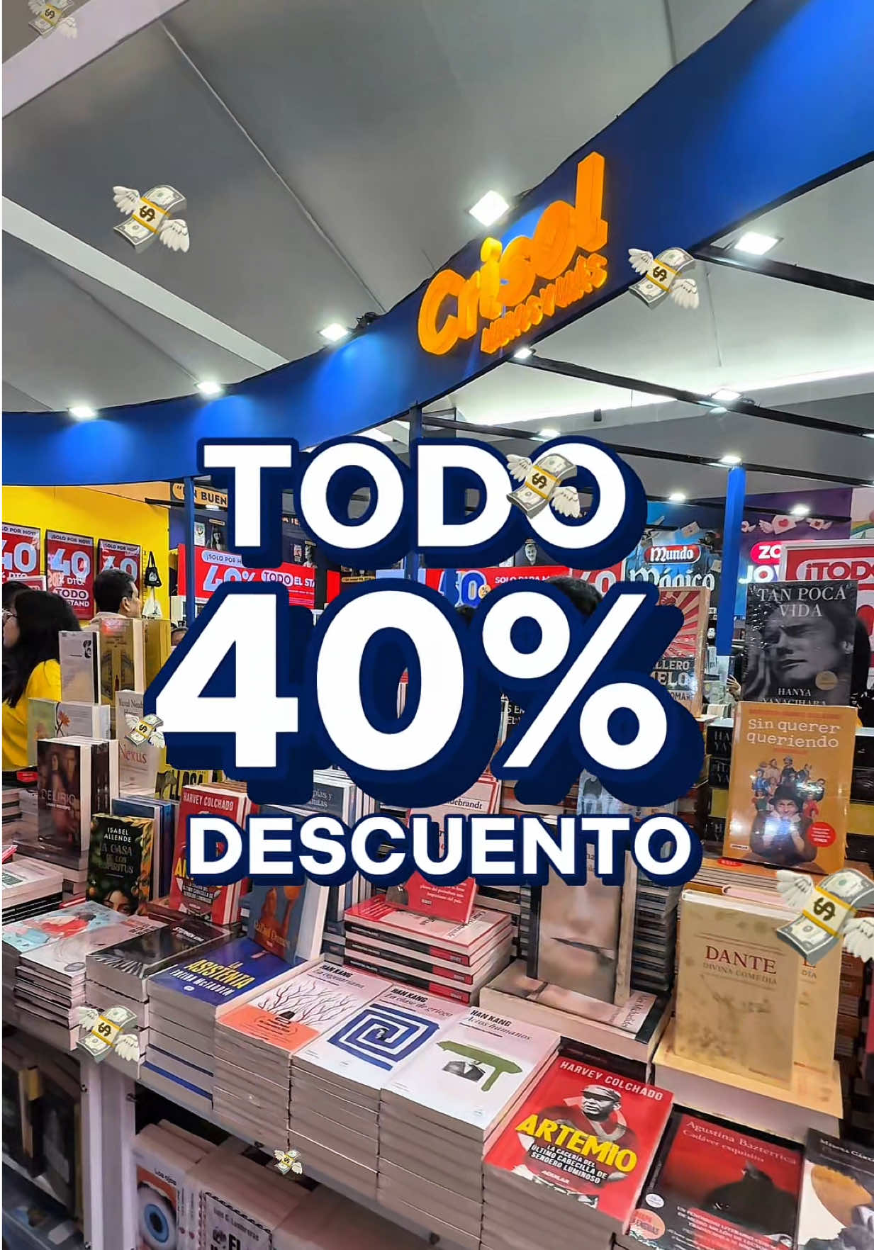 ¡Último día! 🚨 ¡TODO FIL con 40% descuento! 📚💸  Hasta las 10pm #libros #fil #feriadellibro #books #bookstore #libreriascrisol #librostiktok #booklover #bookshopping #limaperu #fyp #fypシ゚ 