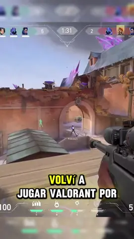 Volví a jugar Valorant.  #Valorant #leagueoflegends 