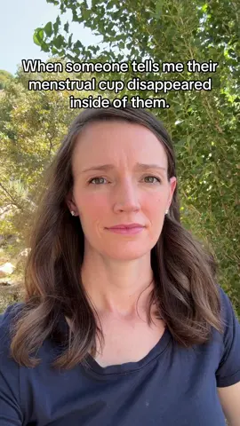 🚨Spoiler!🚨 Your menstrual cup can’t actually disappear or get lost inside of you. Your cup sits inside the vaginal canal, just below the cervix. The cervix forms a roof that prevents your cup from going anywhere it shouldn’t. If you are having trouble locating your cup, relax. Stress or tension can move the cup even higher. Find a comfortable position like on the toilet or in shower. Gently bear down until you can feel the base of the cup. Squeeze to release suction and remove. Menstrual cups are completely safe and- I promise- won’t get lost! #menstrualcup #periodtok #poppinsperiod #periodeducation 