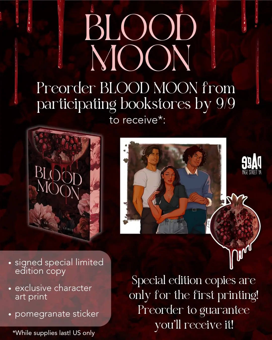 Page overlays, character art, and stickers!!! #preorder #BookTok #book #bloodmoonbook 