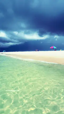 A storm is coming ⛈️  #emeraldcoast #beach #Summer #nature #florida #weather 