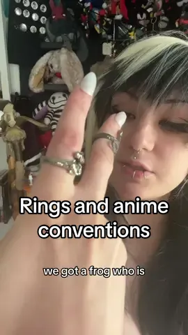Rings and anime conventions . . . #alt #cosplay #jewerly #rings #anime 