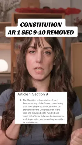 UPDATE: They have since fixed it & are claiming it was a “coding error.”  8/6 Congress removes Article 1 Sections 9 & 10 from the Constitution on its website (including Habeus Corpus). A quick overview of what’s included. #news #breakingnews #law #history #explained #scary #explained #fyp