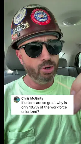 If unions are so great why is only 10.7% of the workforce unionized? #union #unionjobs #unions #fy #fyp #bluecollar #unionize #corporategreed 