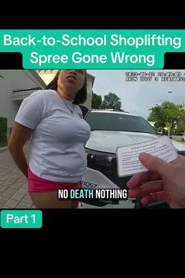 Back-to-School Shoplifting Spree Gone Wrong #cops #foryou #copsusa🚔🇺🇸 #copsoftiktok #VNVideoEditor 