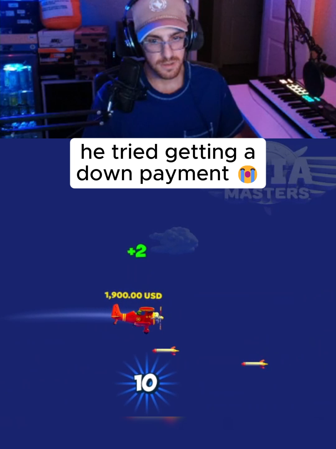 His down payment is due #planegame #aviamasters #kickstreaming