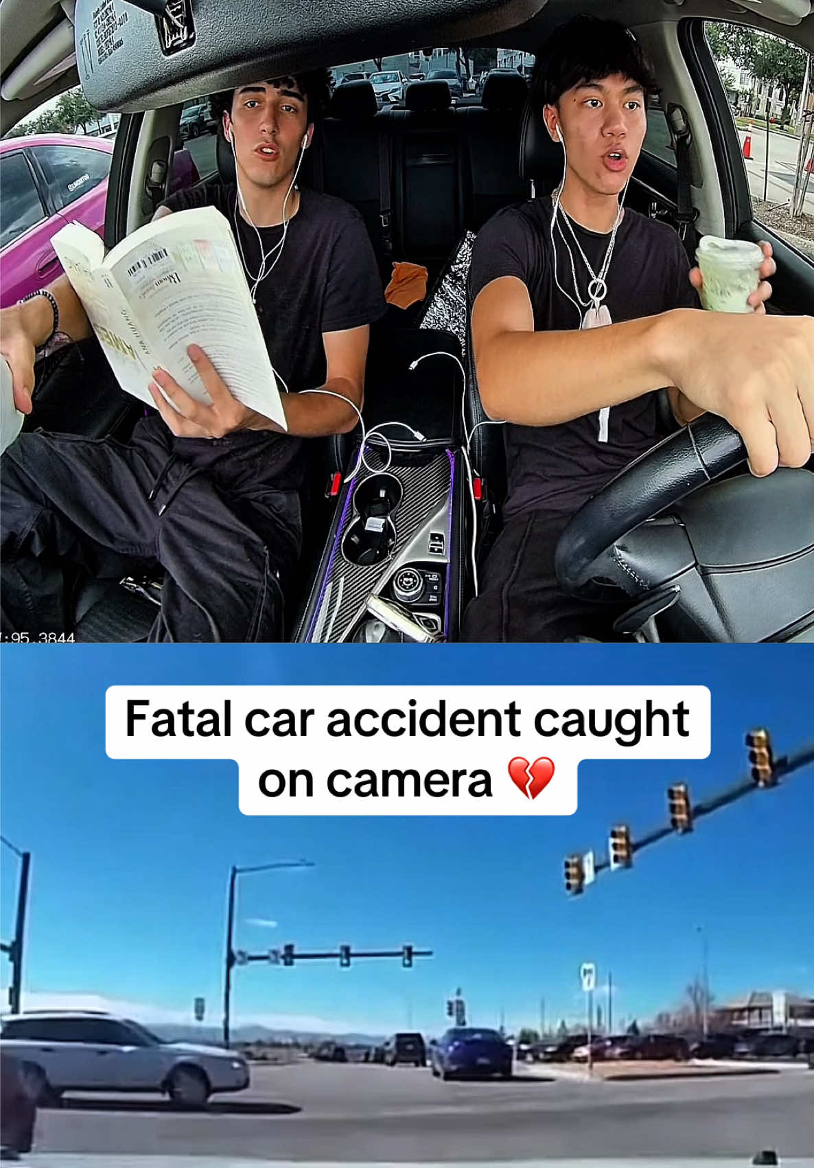 almost spilled my matcha on my homies women empowerment book #cars #carsoftiktok #carcrash #fyp 