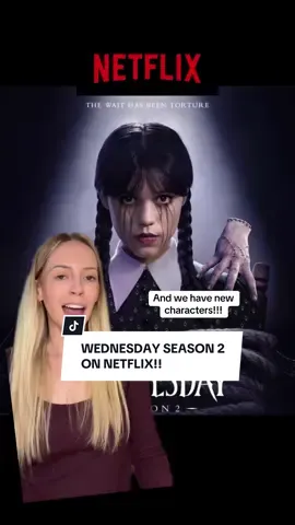 WEDNESDAY S2 on Netflix right now!! And we have new characters!! @NetflixUK #whattowatch #wednesday #wednesdayaddams #wednesdaynetflix #jennaortega #addamsfamily #wednesdayseason2 