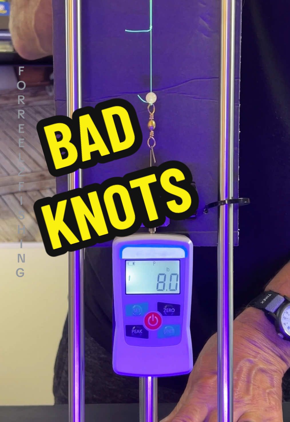 BAD FISHING KNOTS #fishing 