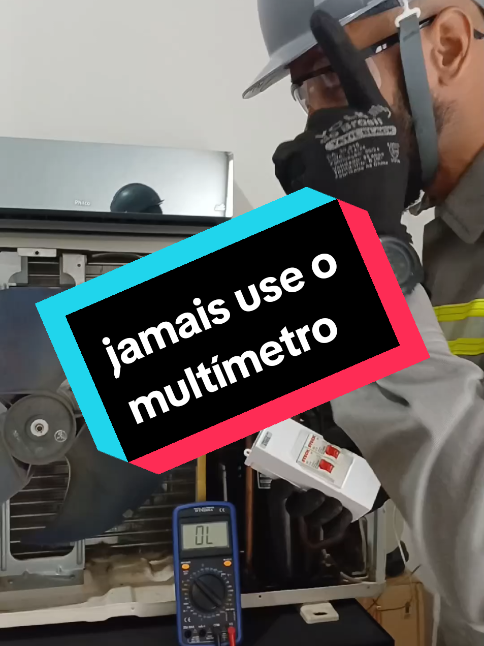 Mais uma dica pra voce! #arcondiciomado #hvacr #climatização #megometro #boaspraticas 