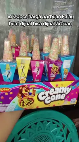 joger creamy cone jajanan kesukaan para bocil nih yg punya warungan wajib restock nih#creamycone #jogercreamycone #jajanananak 