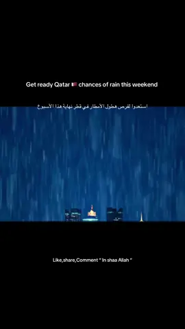 Chances of Summer rain in Qatar 🇶🇦 this weekend #qatarweather #dohaqatar #fypqatar #fyp #foryouqatar #foryoupageqatar #qatardoha #relieffromheat #qatarsummer #qatartiktok #qatar2025 