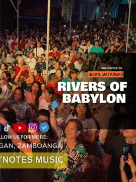 Iba din talaga ang Energy ng IBAAN Batangas! Rivers of Babylon | Bony M. - Sweetmptes Live @ Ibaan, Batangas #SweetnotesMusic #coversongsinger #music #concert #musica #fyp #foryou