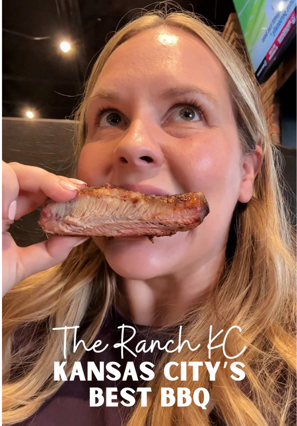 🔥 Meet my new favorite BBQ spot in KC: @TheRanchKC ! Located in Belton, MO, this place is well worth the drive!  Their house‑smoked meats (think ribs, brisket, pulled pork and even pork belly and burgers) are next‑level delicious! I was anti-rib until I tried this here and now my entire opinion on ribs has changed! 🤯 This place is not your average BBQ restaurant! 🍹 Their margaritas are legendary and made from scratch! 👧 On Tuesdays, kids eat free with each adult entrée for dine-in!  🌤 Patio seating with TVs and heaters so you can enjoy good eats outside in any weather.   🎶 An attached event space with amazing performers like Bailey Rae of The Voice fame (coming August 15!)  My menu faves: 🍴Beef Burnt Ends 🍖 House-smoked pork ribs  🍏 Pork Belly Sandwich - House smoked pork belly, garlic aioli, granny smith apple, & sharp cheddar cheese on a bun (it’s insanely good!!) 🌋 Chocolate Lava Cake 🤯  I am not exaggerating when I say this is the best BBQ I’ve had in a long time. I can’t wait to go back!  📍 17207 US-71, Belton, MO 64012