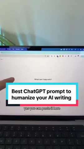 My favourite AI prompt to humanize all my writing! Perfect for blogs, SEO, website, long descriptions and essays #chatgpt #aitools #aiwriting #aidetectors #aitips